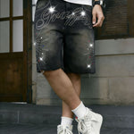 KZZ Loose-fit Denim Shorts