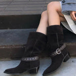 Women's Soft Leather Retro Fashion Riding Boots