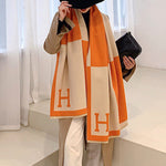 Original Warm Letter Print Shawl&Scarf