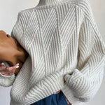 Languid Turtleneck Sweater Women's Pullover Top