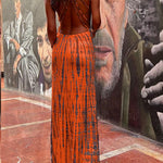 Margovil Criss Cross Open Back Tie Dye Maxi Dress(6 Colors Available)