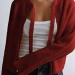 PCSILLY LS REV TIE KNIT NOOS BC