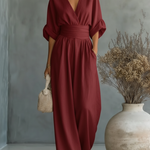 Chiara | Fluid Long Jumpsuit with Print