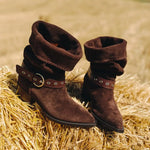 Women's Soft Leather Retro Fashion Riding Boots
