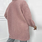 Lapel Collar Middle Lamb Cotton Jacket