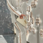 Edan Textured Knit Sequin Patchwork Drawstring Zipper Sweatshirt and Stretch Wide Leg Pants Set