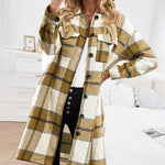 Plaid Shirts Jacket Shacket Coats