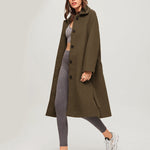 Nadorine Double-sided Cashmere Coat Long Loose Woolen Jacket