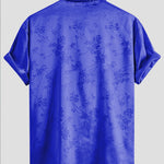 KZZ Men's Embroidered Short-Sleeve Shirt