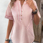 Meline | Soft Striped Blouse