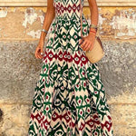 Sling Swing Floor Mopping Dress Beach Long Dress