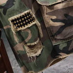 KZZ Men's Camouflage Cargo Shorts