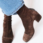 Brenda | Square Toe Heeled Boot