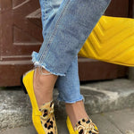 STELLE - Animal Print Loafers
