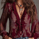 Nuvia | Retro Blouse