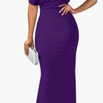 Isla Turner | One-Shoulder Maxi Party Dress For Women