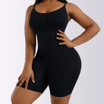 Tummy Control Bodysuit Mid Thigh Butt Lifter Body Shaper Shorts