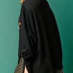 Christmas Sequin Casual Round Neck Long Sleeve Sweatshirt
