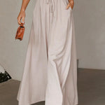 women's casual wide leg loose fashion trousers