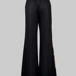 High Waisted Loose Flower Print Pants Trousers