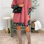 Chicest V Neck Loose Fit Solid Poncho Sweater
