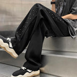 Rivet Straight Casual Pants