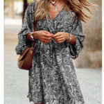 Charlotte Turner | Printed Boho Midi Dress For Women