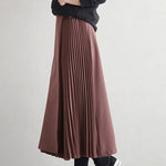 Graceful A-Line Pleated Skirt