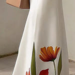 Bodycon High Waisted Flower Print Pockets Skirts Bottoms