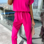 Got It Good Metal Cutout Neck Belted Pocketed