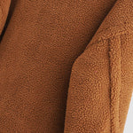 Loose Lamb-wool Coat Teddy Fur Lapel Mid-length Plush Coat