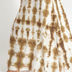 Nadorine Women's Casual Sleeveless Dress Loose V Neck Tie-dye Beach Maxi Long Dress