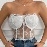 Floral Lace Corset Top