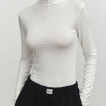 Slim Stretch Long Sleeve Blouses Casual T Shirts Tops