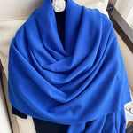 Solid Color Tasseled Scarf Scarfs&Hats