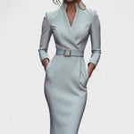Jordan | Mandarin Luxe – Maxi dress