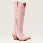 Harlow | Embroidered Cuban Heel Boots