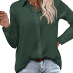 Long Sleeve Chiffon Blouse - Nadorine (Us Only)