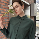Long Sleeve Chiffon Blouse - Nadorine (Us Only)