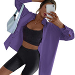 Long Sleeve Chiffon Blouse - Nadorine (Us Only)