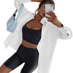 Long Sleeve Chiffon Blouse - Nadorine (Us Only)