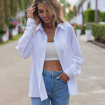 Long Sleeve Chiffon Blouse - Nadorine (Us Only)