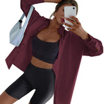 Long Sleeve Chiffon Blouse - Nadorine (Us Only)