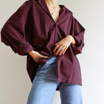 Long Sleeve Chiffon Blouse - Nadorine (Us Only)