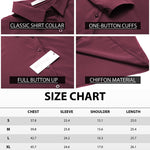 Long Sleeve Chiffon Blouse - Nadorine (Us Only)