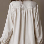 Retro-style Lace Irregular Hem Long-sleeved Mini Dress