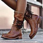 Wren | Studded Leather Boots