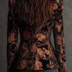 Yvette | Ornate Floral Tailored Blazer