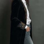Octavia | Baroque-Trim Tailored Blazer