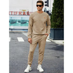KZZ men's two-piece sportswear suit, perfect for fall, winter and spring